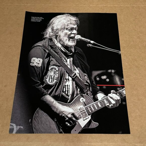 Randy Bachman of Bachman Turner Overdrive - Music Print Ad Photo - 2018 - Picture 1 of 1